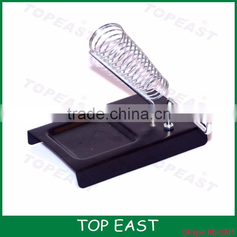 TOPEAST Solder Soldering Iron Metal Stand Holder & Heavy Duty Black Base