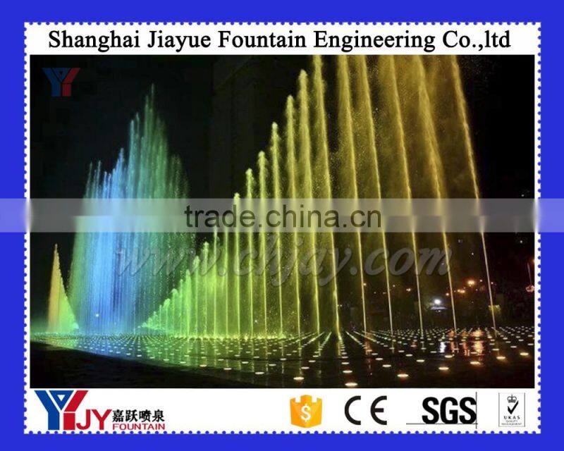 Project large scale music dancing floor fountain in big square