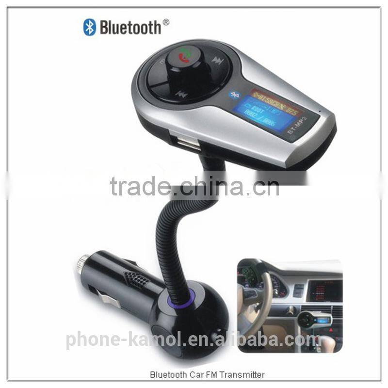 shenzhen popular model M398 steering wheel bluetooth fm transmitter car kit