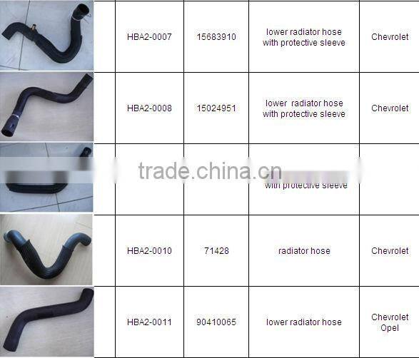Car Radiator Hose for Chevrolet Opel