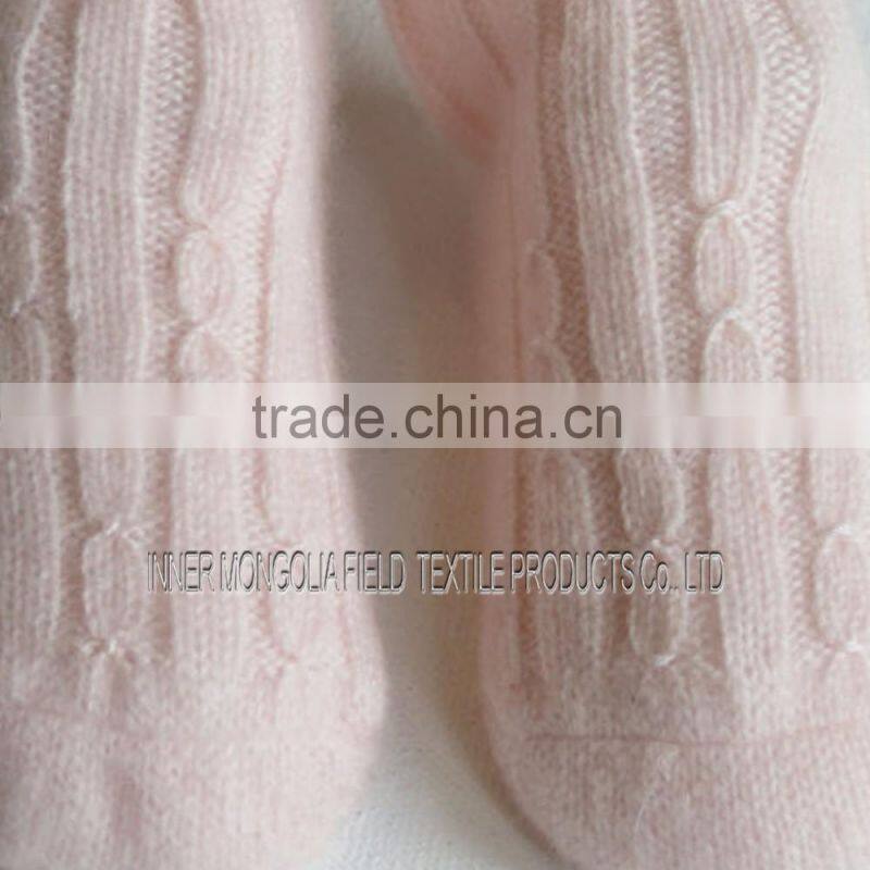 Cashmere Baby Cables Bootie Socks