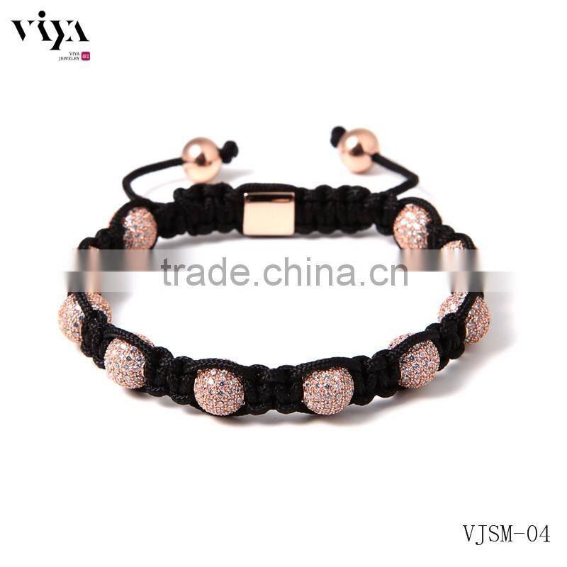 2016 royal blue natural square beads bracelets wholesale jewelry with round beads pendants unisex knotted accessory