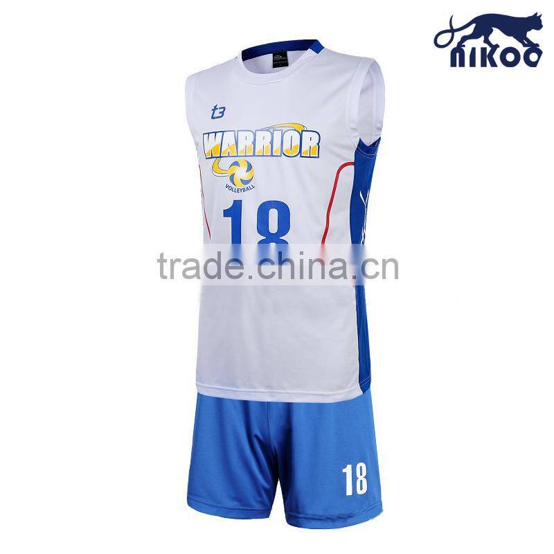 quality men's volleyball uniform sublimated for team wholesale volleyball jersey