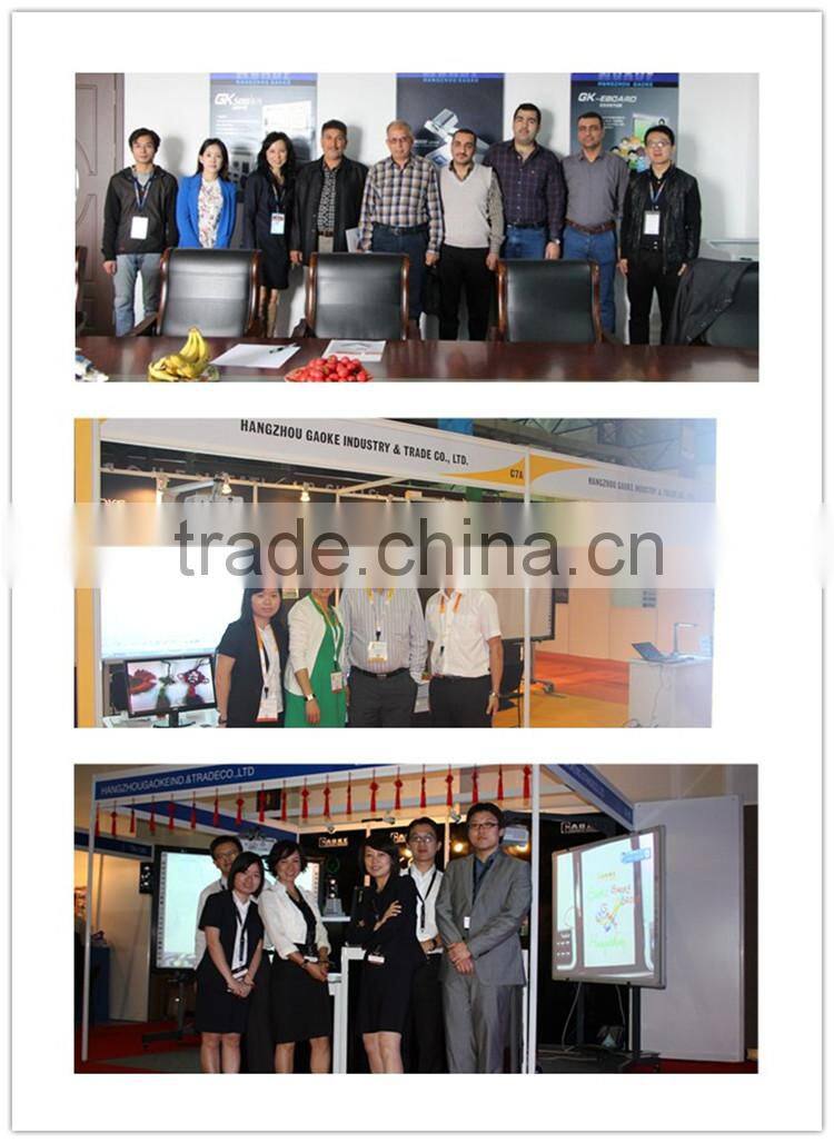 96" cheap infrared induction Interactive Whiteboard metal frame anti-jamming