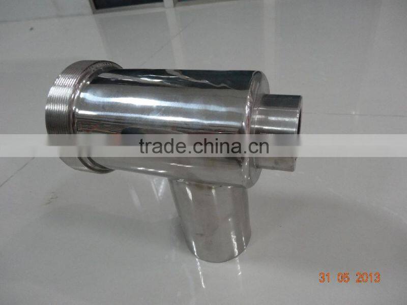 Electric meat mincer spare parts made by casting mirror polish