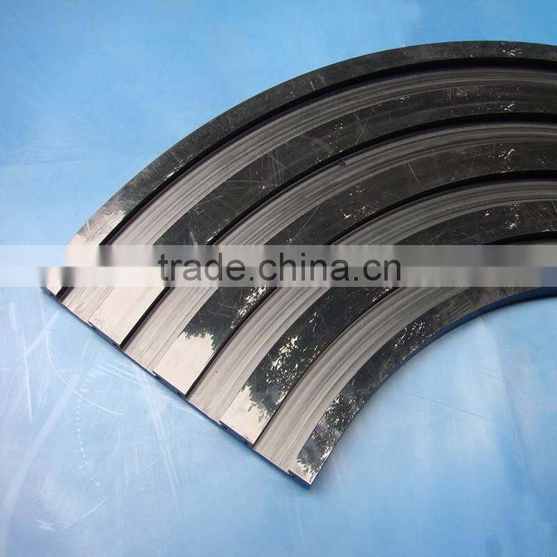 High wear-resisting Plastic PE-HD1000 bend guide HDPE1000 guide rail