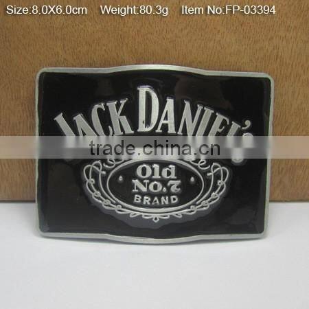 wholesale men's 35mm metal plate belt bucklewith Rhinestones