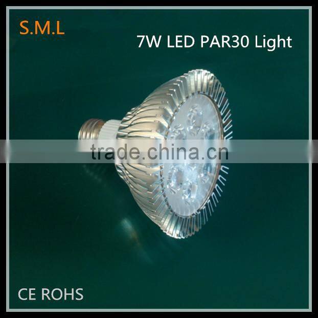 2016 Hot !!! AC85-265V 9W led par30 light/9W par30 led spotlight/led par light