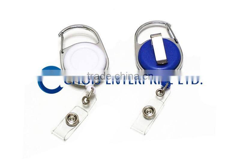 Cheap Custom Retractable Badge Reel with Swivel Alligator Clip