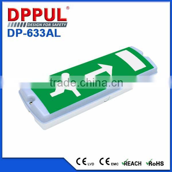 Fire Safety Rechargeable Battery Backup Double Sided Led Emergency Light