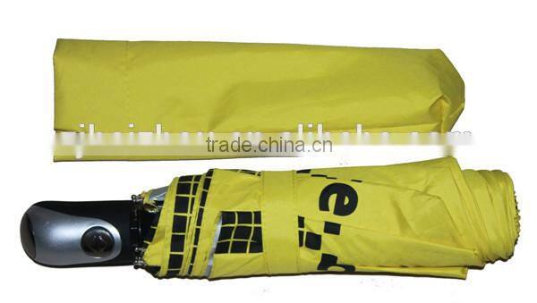 wholesale 3 folding umbrella,3 fold up umbrella,uv protection silver sun umbrella