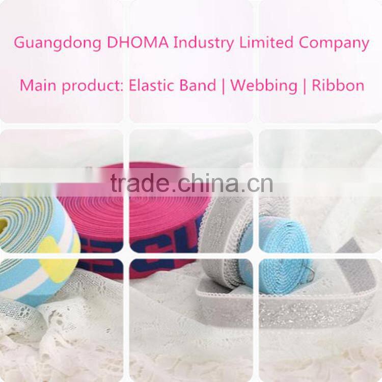 plain jacquard elastic band with strip