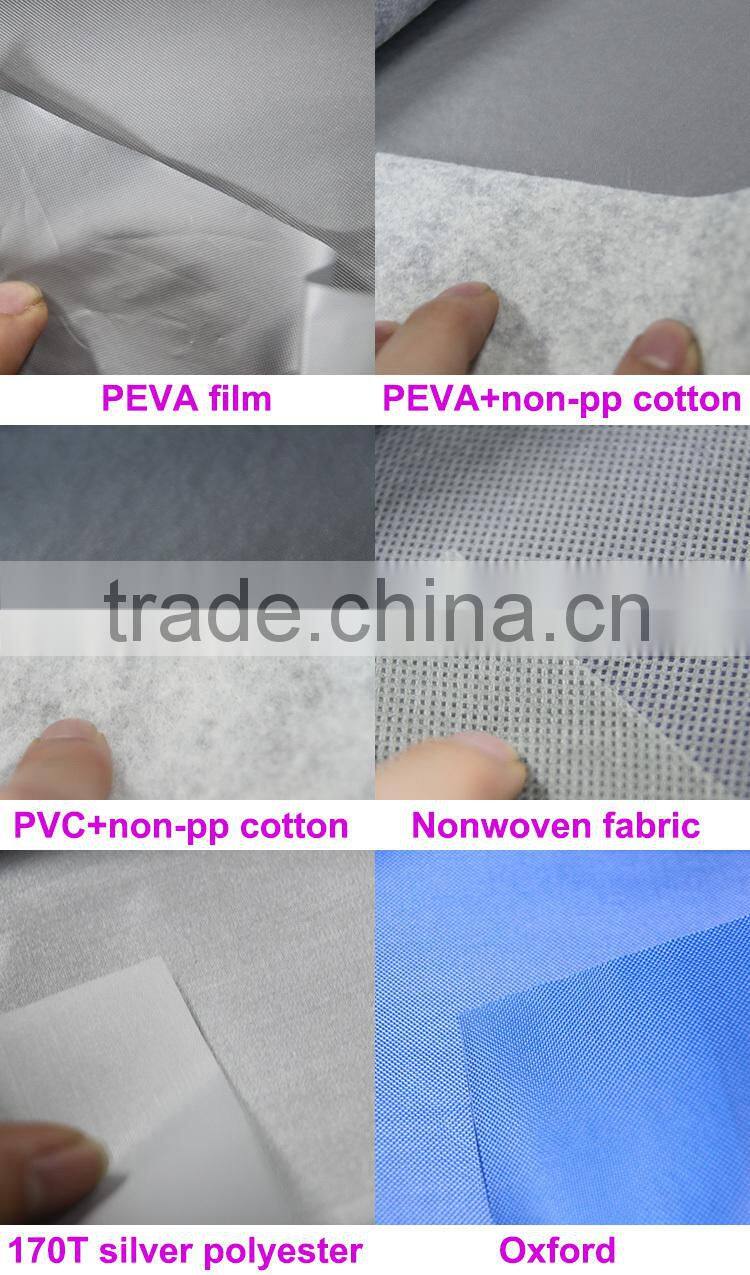 high qualtity aluminium foil car cover silver color