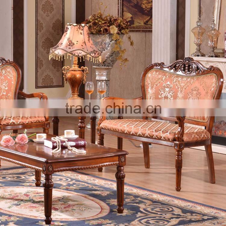 2016 hot design solid wood two seat sitting relaxing sofa chair