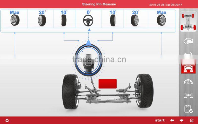 3D wheel alignment machine price for wheel positioning function