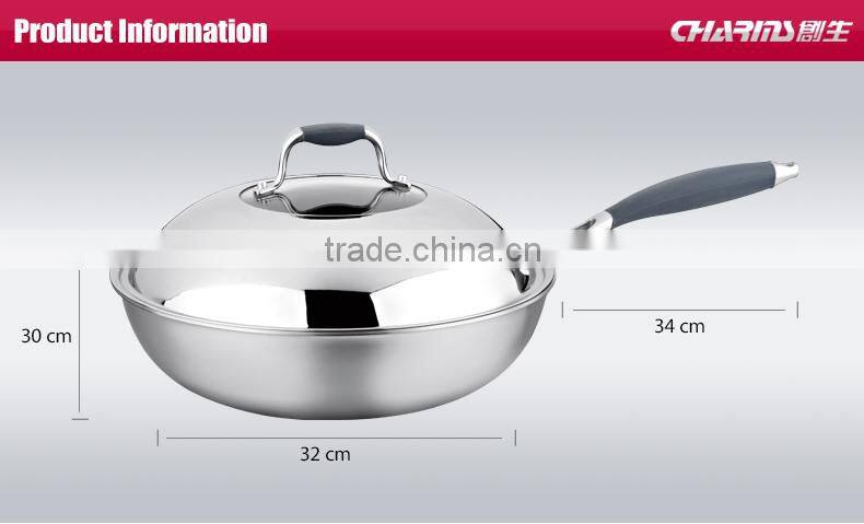 Charms Tri-ply forged aluminum fry pan