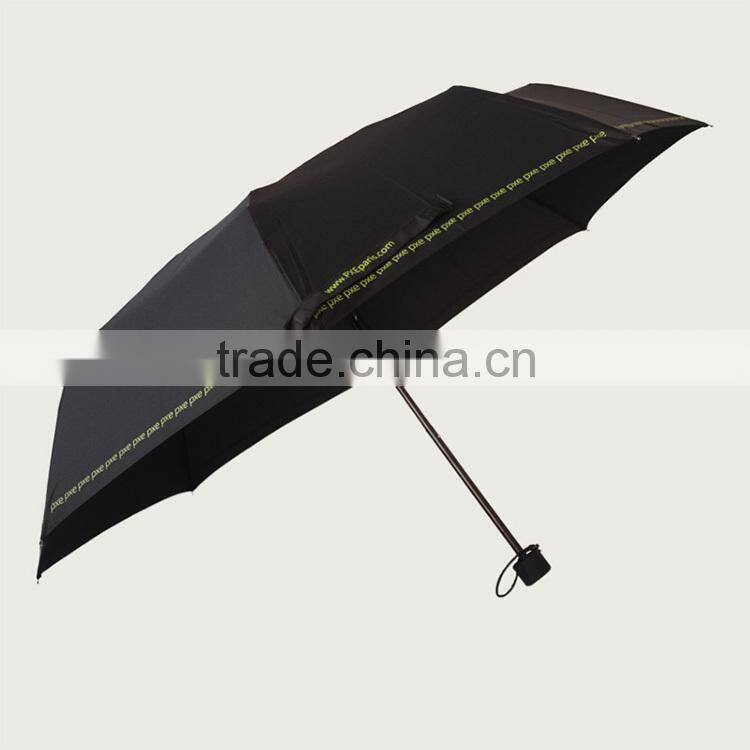 3 folding Flashing night light umbrella Led light folding umbrella promotion