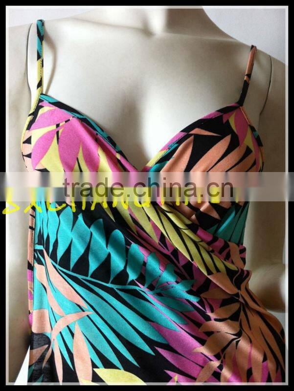 wholesale beachwear strap wrap dress