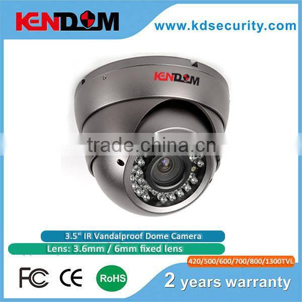 CMOS 1300TVL IR Metal Dome Camera Low Lux Varifocal Lens Security Eyeball Dome