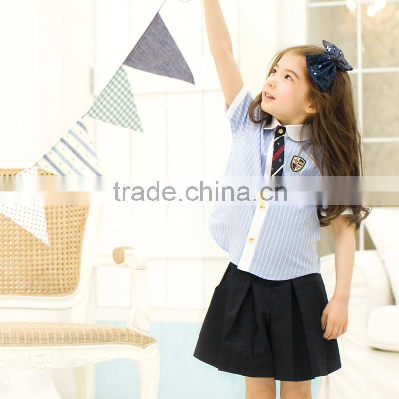 Pastoral, bmi, stripes, princess, lovely summer elementary school kindergarten suit of preppy