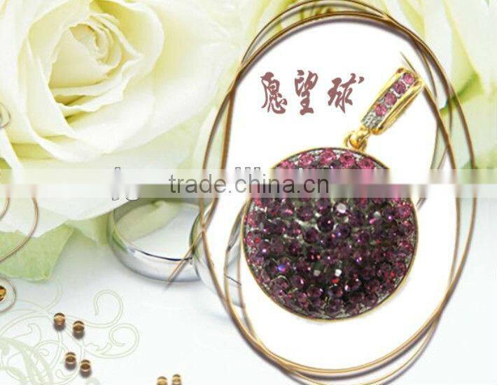 Promotional Gift Ball Shape Pendant Jewellery USB
