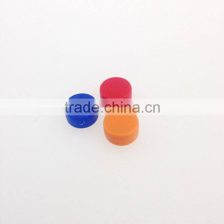 LMA Colorful Plastic Coated Magnet,Round Magnetic Button