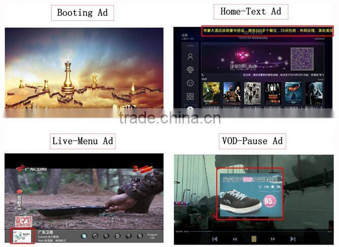 IPTV Billing System end use Equipment IPTV Set top Box