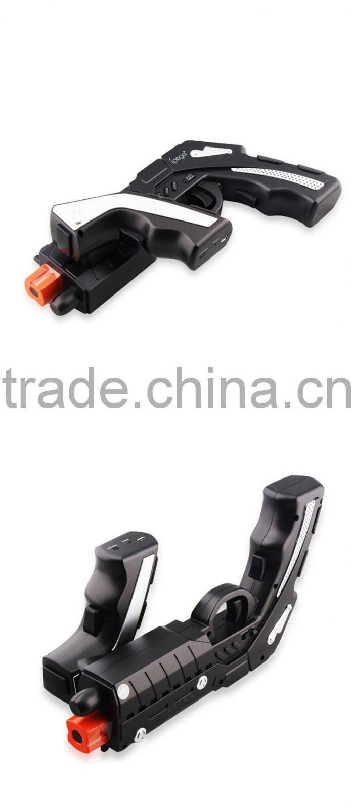 iPega PG-9057 Black Precision Wireless Bluetooth Shooting Game Gun Joysticker Gamepad for PS3 Move Motion Controller