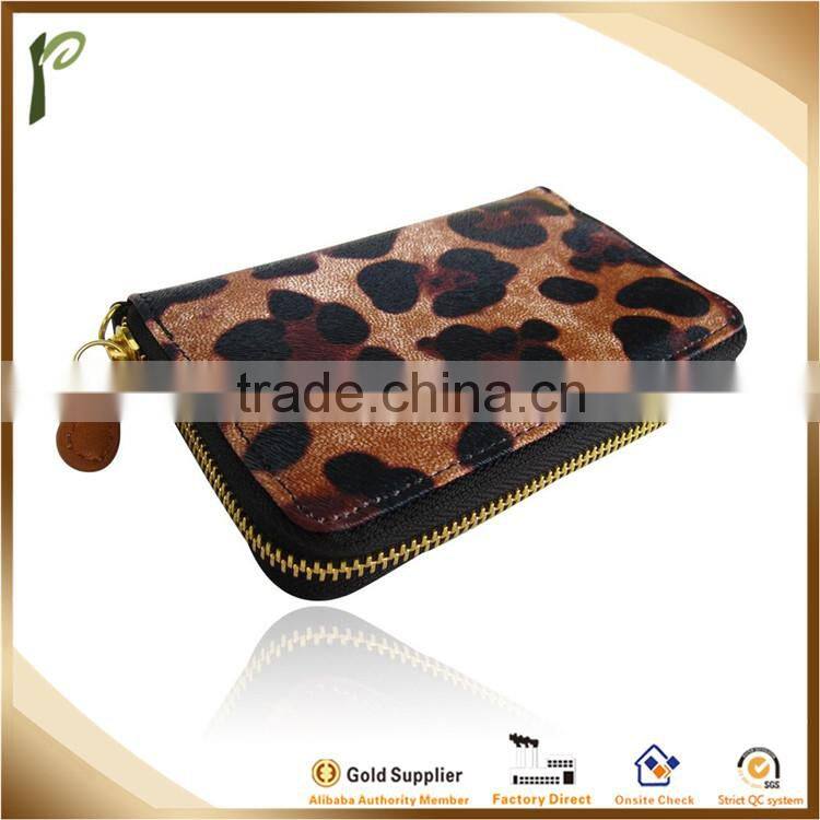Popwide newest HIgh Quality Leather Wallet, Leopard design, leather wallet