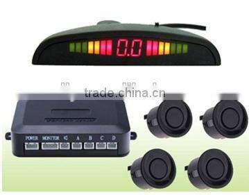 2015 parking sensor DC 12V wireless LED Display Parking Sensor with bibibi human voice