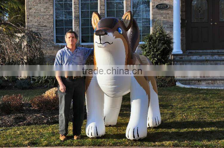 giant inflatable wolf/inflatable giant animal/giant animal for promotion