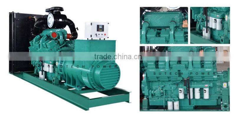 Silent containerized type prime power 1200kva diesel generator with Cummins engine and Stamford alternator