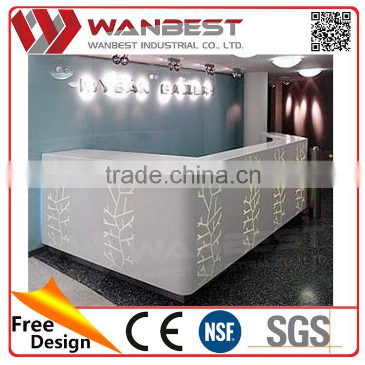 Latest Fashion good quality reception desk airport check-in counter