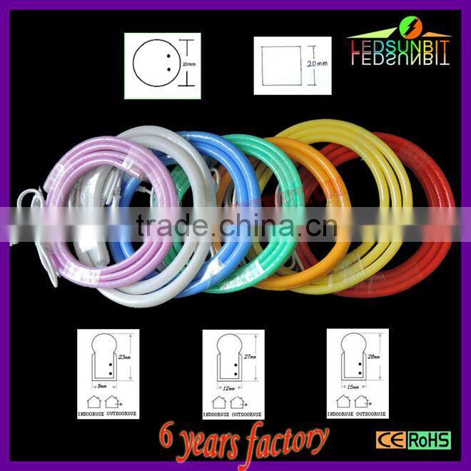 240v mono LED neon flex for outdoor decoration led neon flex 12v