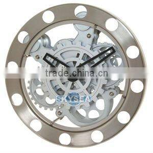 Round Wall Gear Clock