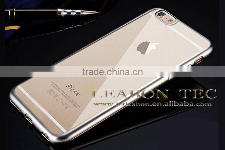 2016 new TPU plating case for iphone 6 ,for iphone 6 case tpu electroplated