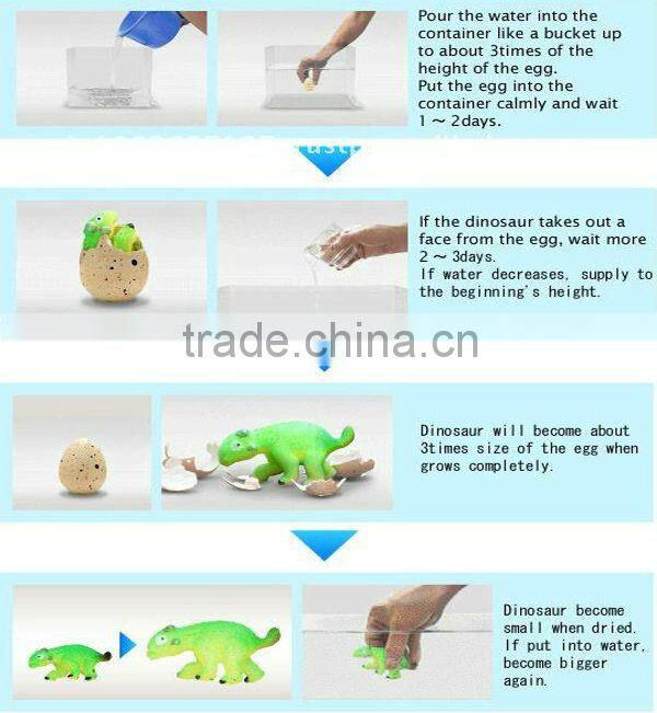 Funny growing lizard eggs growing pet egg toy growing dinosaur egg toy