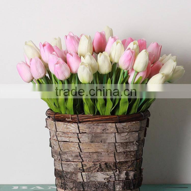 hot sale real touch PU artificial flower mini tulip