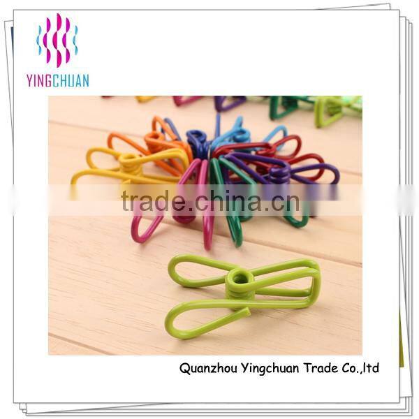 Wholesale cheap colored spring clothes matal pegs
