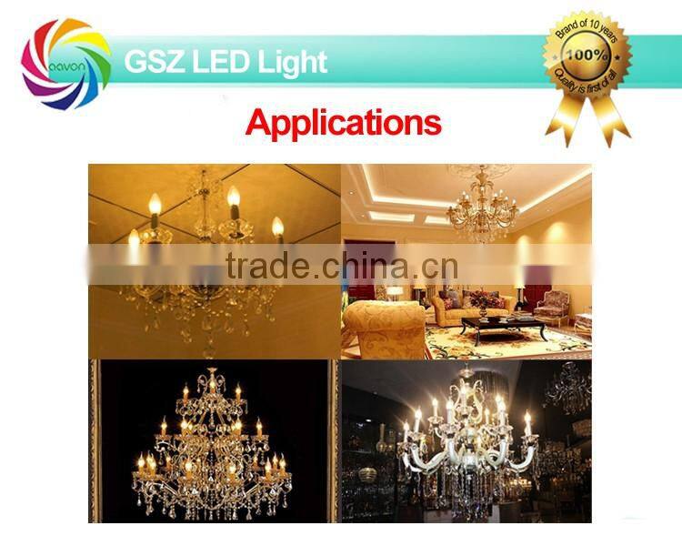 GSZ 5W E14 energy saving electric led flameless candle light
