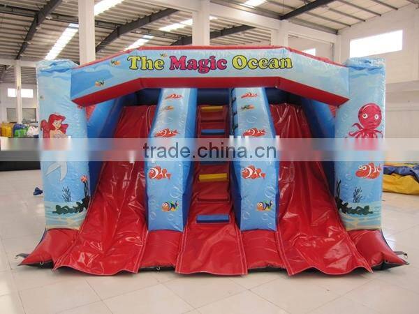 Hot sale inflatable slide jumper/ inflatable slider