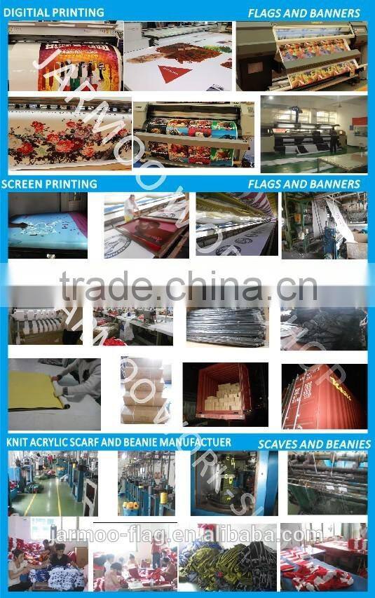 Various waterproof teardrop banners