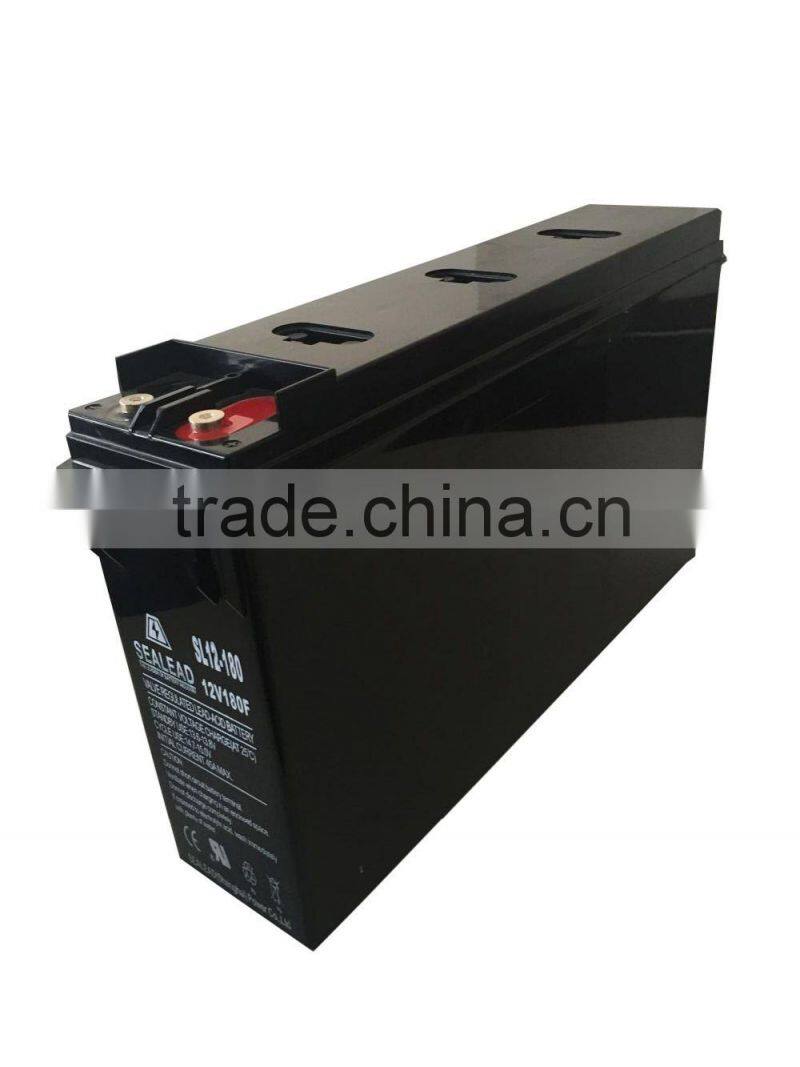 10v 180ah laptop front terminal for emergency lamp deep cycle battery