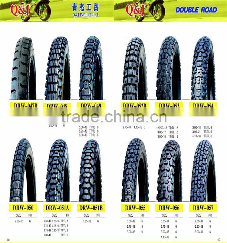 Factory supply high quality motorcycle tyre 80 / 90 - 14 with cheap price