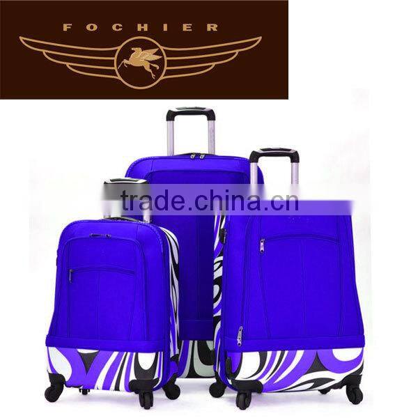 canvas luggage suitcases for girl sky travel luggage bags