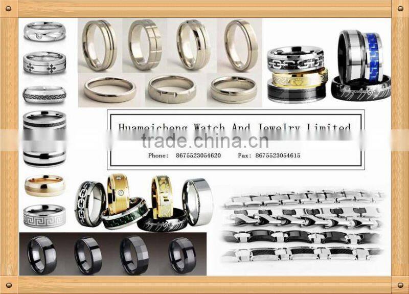 316L Stainless Steel Men's Cufflink With Stones