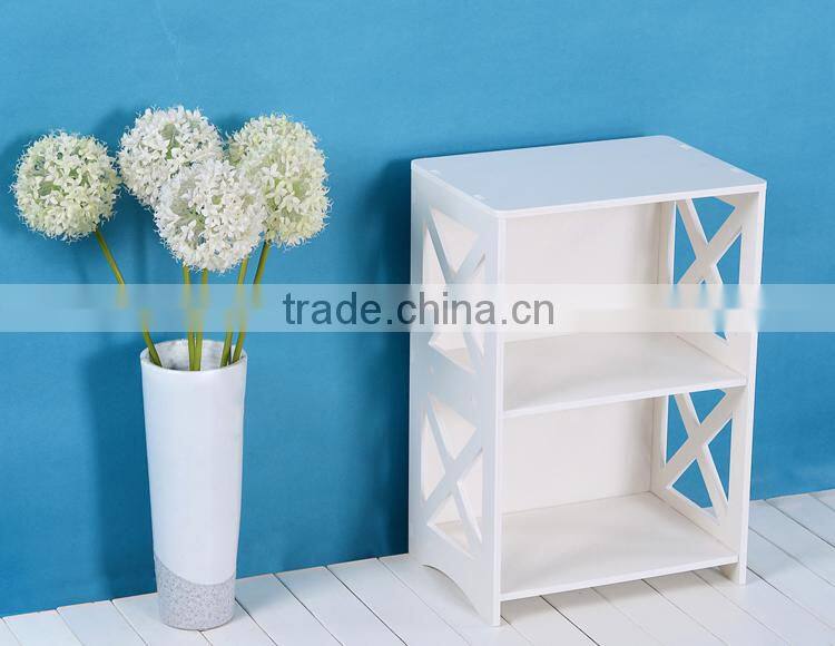 Factory direct sale cheap wooden display racks book storage shelf bedside shelf