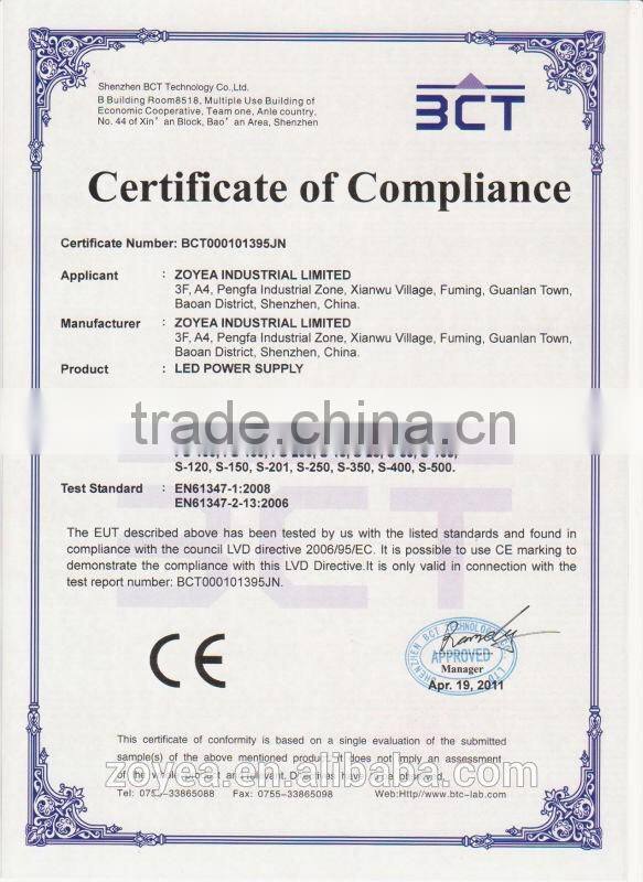 250w 12v newest product ip67 led power driver for led light