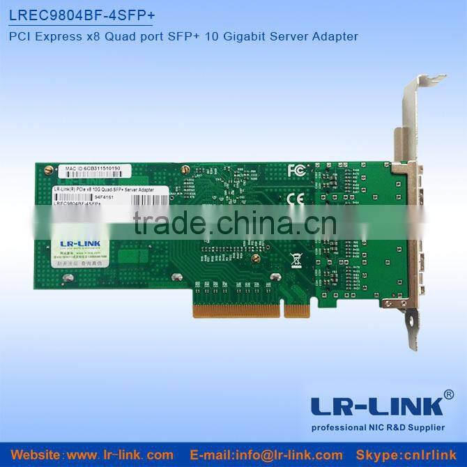 Intel XL710 Chipset PCI-E 3.0 4 SFP+ 10Gbps NIC Compatible XL710-DA4FH