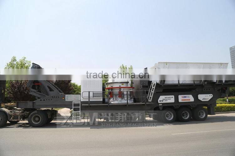 China Wide Application Range Portable Mobile Crusher Plant